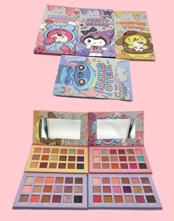 Paleta sombras Street personajes