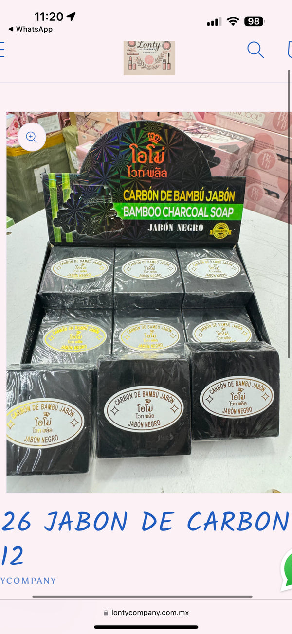 Jabon Carbon activado