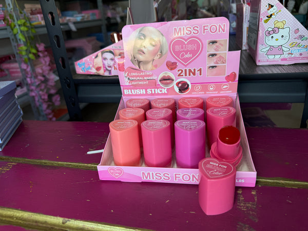 Rubor jelly corazon grande miss fon