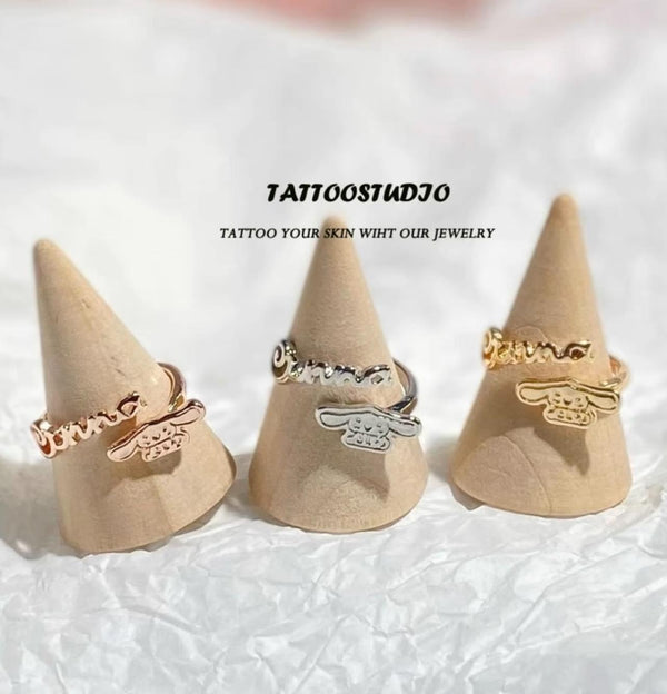 Anillo ajustable acero Cinnamaroll