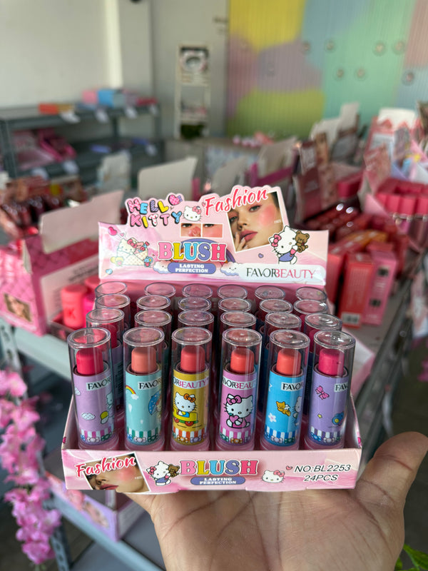 Blush barrita chica kitty
