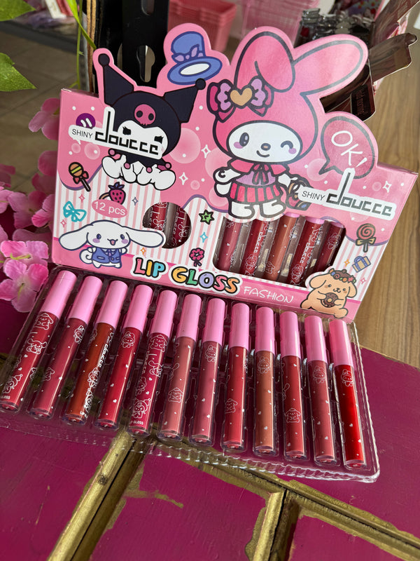 Set 12 Labiales Sanrio