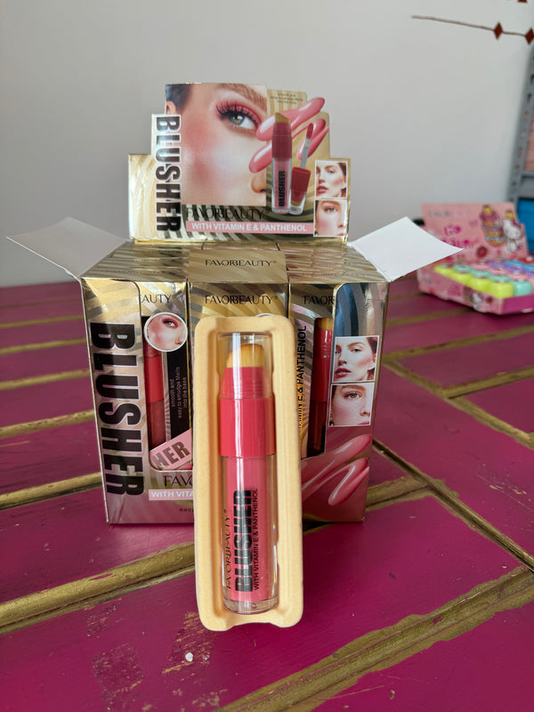 Blush liquido+brocha